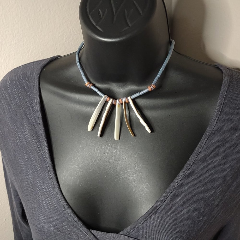 Awesome Shell Necklace 15 Inches Long